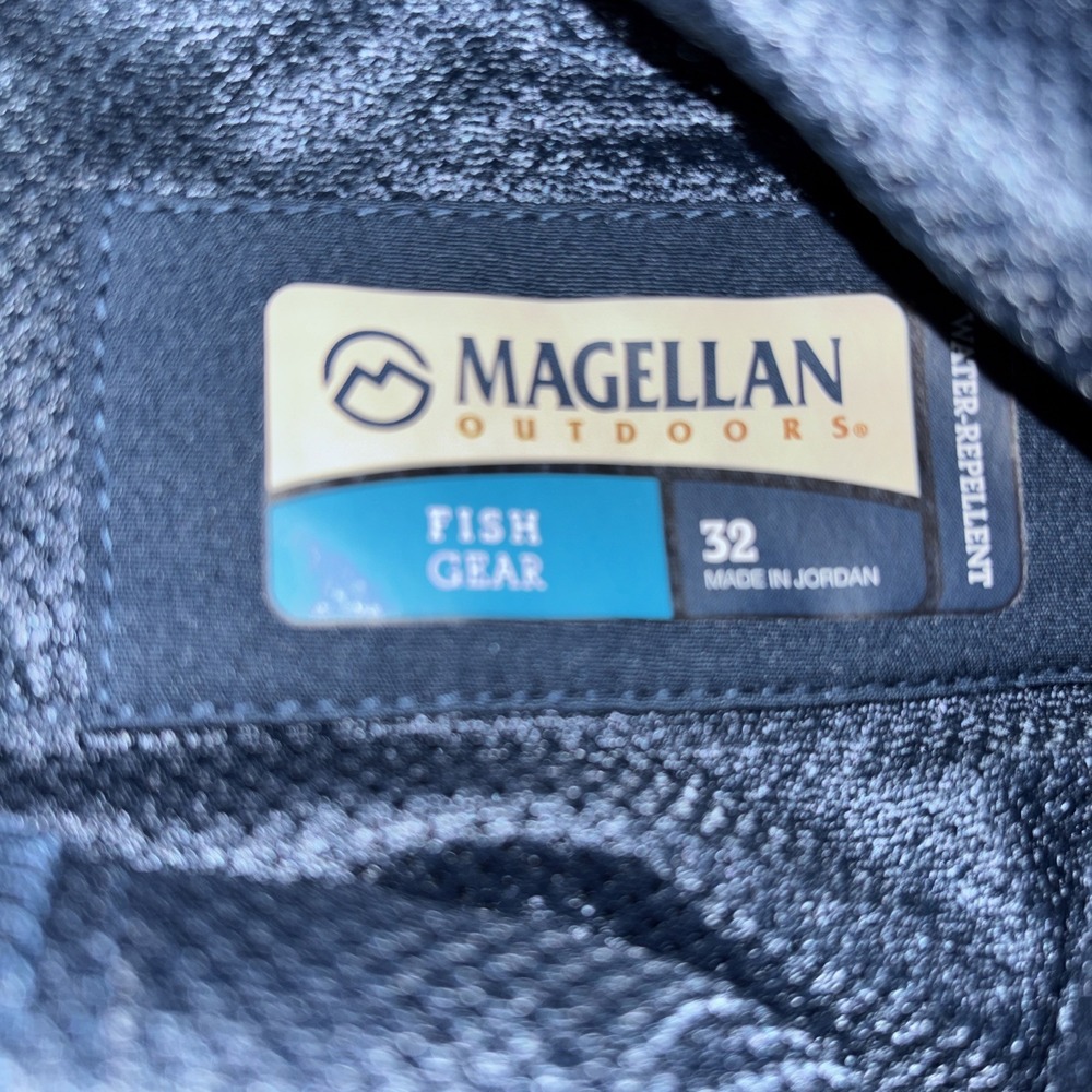 Magellan Shorts  Blue Outdoors Fish Gear Water-Repellant Mesh Pockets 32 - Picture 5 of 8